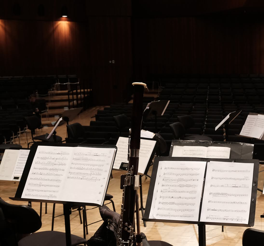 Bassoon and music scores